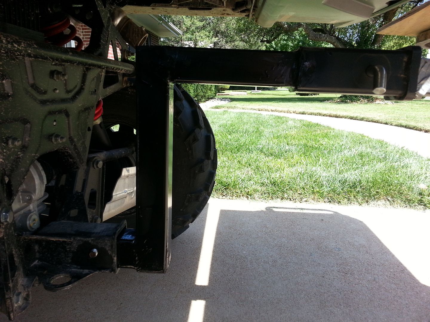 modified hitch hauler/bed extender PRC Polaris Ranger Club